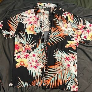 No Boundaries Vibrant Floral Shirt